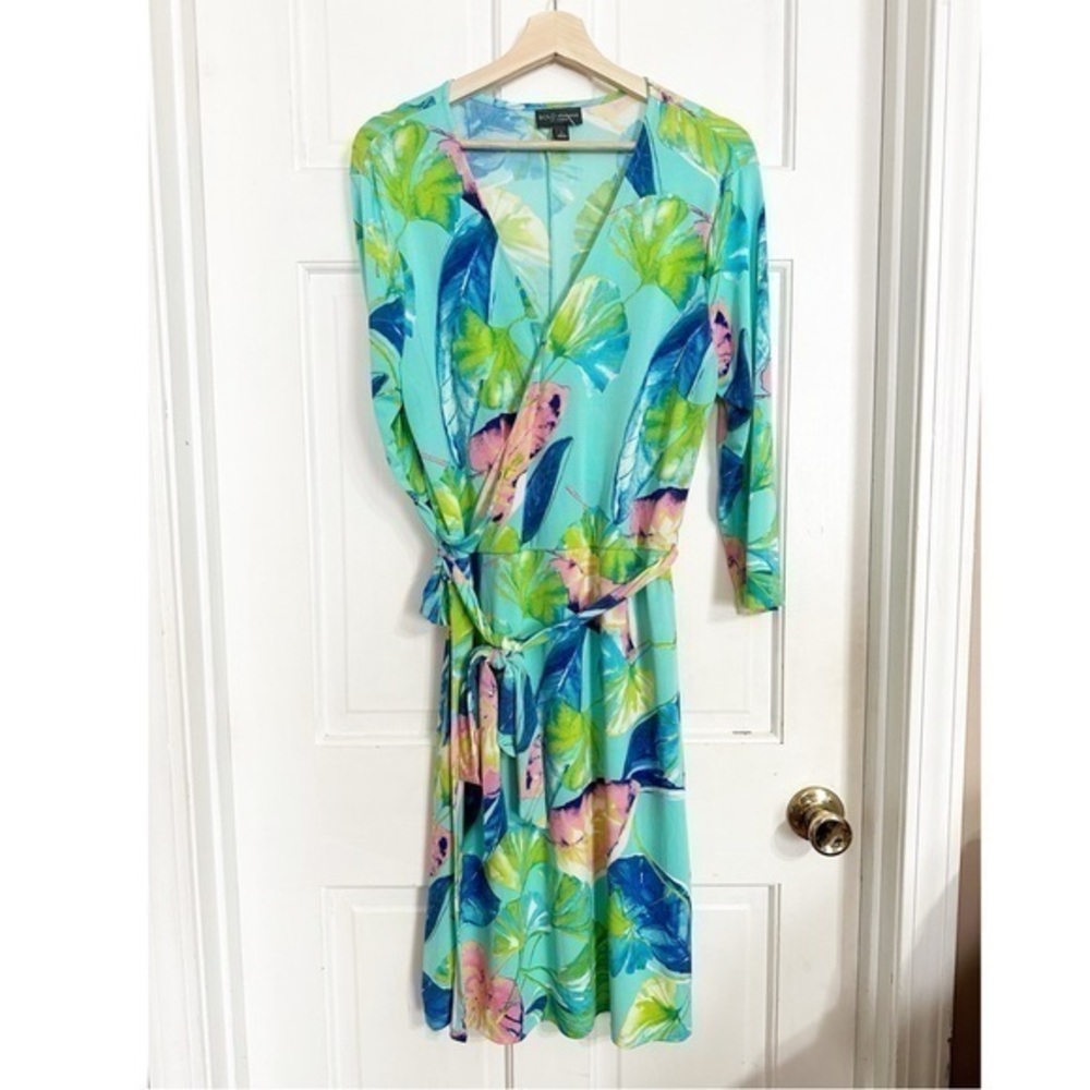 Bold Elements Wrap Dress Sz L